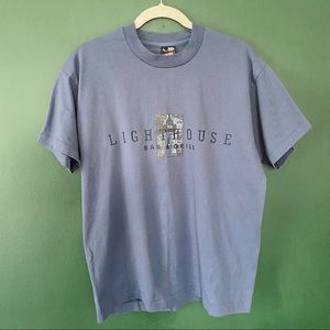 Vintage Lighthouse Bar and Grill T-Shirt Large